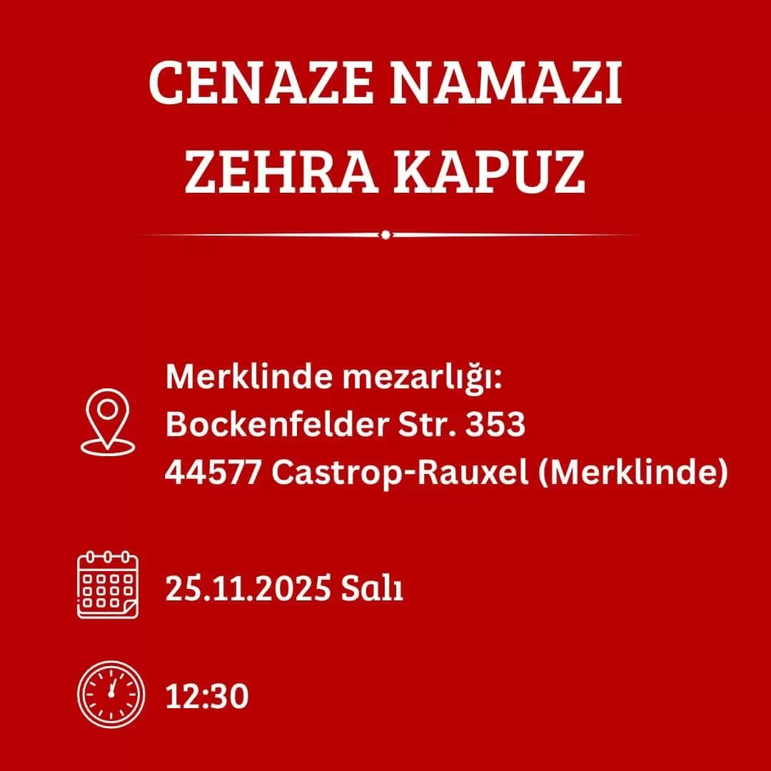 CENEZE NAMAZI ZEHRA KAPUZ