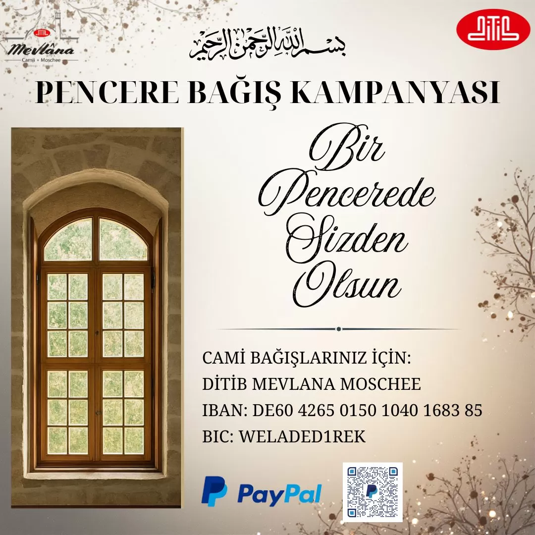 ‼️ PENCERE BAĞIŞ KAMPANYASI ‼️